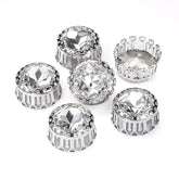 Crystal Gemstone Flor redonda forma redonda